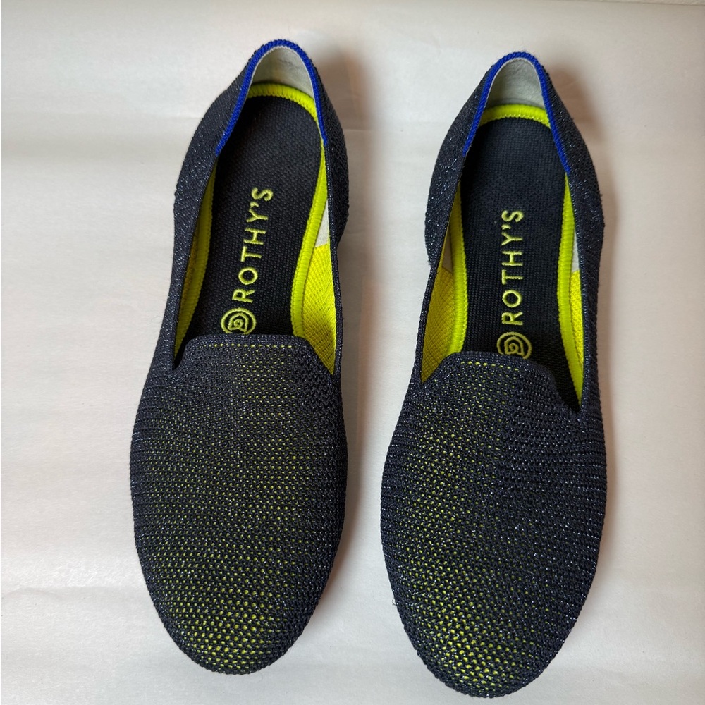 Rothy’s Metallic Lattice Stitch Loafers View 2